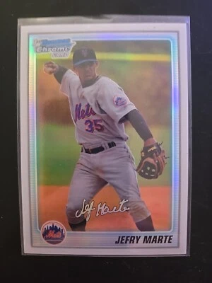 2010 Bowman Chrome - Prospects Refractor #BCP112 Jefry Marte /500 (RC) - Image 1 of 2