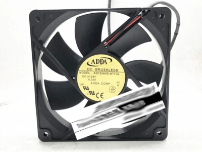 ADDA AD1224HS-A71GL 12CM DC24V 0.24A inverter cooling fan - Image 1 of 2