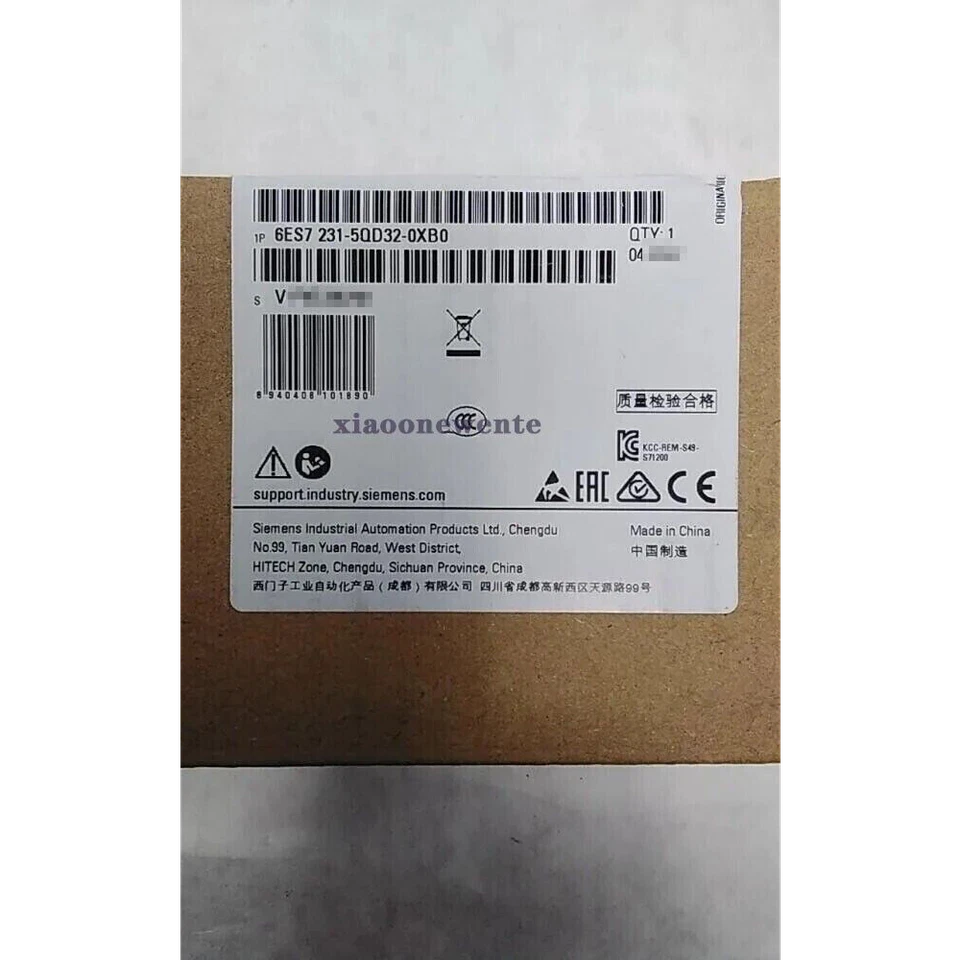 6ES7231-5QD32-0XB0 SIEMENS Analog Input Module Brand New in Box!Spot Goods Zy - Image 1 of 1