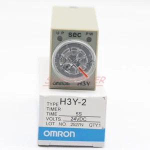 Nuevo relé temporizador de retardo de encendido Omron H3Y-2 H3Y2 8 pines (1 pieza) - Imagen 1 de 13