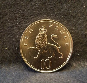 1984 Great Britain 10 pence, Elizabeth II, limited mintage UNC, KM-930 (GB5) - Picture 1 of 4