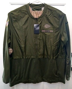 Nike NFL Salute to Service Sideline Elite Hybrid Jacket Kansas City Chiefs Sz S - Picture 1 of 9