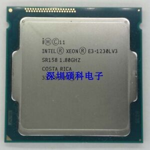 Intel Xeon E3-1230L V3 1.8GHz Quad Core 8M 25W LGA1150 SR158 CPU Processor