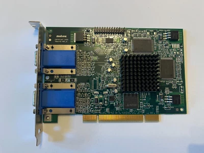 MATROX 7003-03 MGI G45FMDHP16DB 16MB HIGH PROFILE DUAL SCREEN GRAPHICS CARD - Image 1 of 3