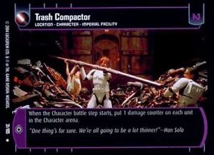 Star Wars TCG WOTC Rogues & Scoundrels Trash Compactor 31/105 - Picture 1 of 1