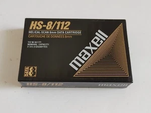Maxell HS-8/112 Helical-Scan 8mm Datenkassette Neu Nennkapazität 2,5/5,0 GB - Bild 1 von 7