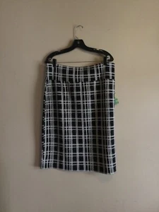 Rocksteady Plaid Pencil Skirt S-2XL Nwt Rockabilly Pinup #1549 - Picture 1 of 5