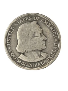 1892 Columbian Exposition Silver Half Dollar – First US Commemorative Coin - Picture 1 of 4