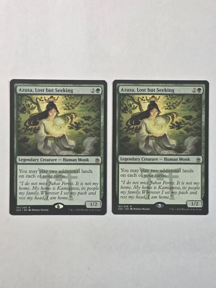 2x Azusa, Lost But Seeking - Masters 25 - M25 - Near Mint - MTG - Image 1 of 1