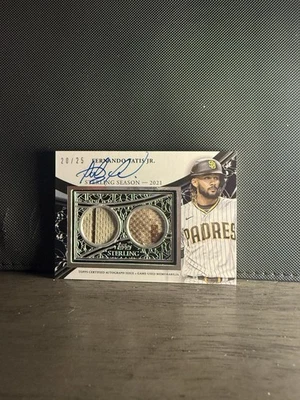 2023 Topps Sterling Fernando Tatis adesivo camuflado duplo assinatura automática 20/25 - Imagem 1 de 3