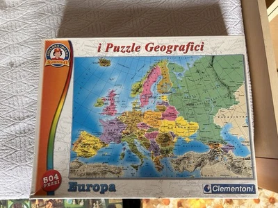 Puzzle Carta Geografica Europa Clementoni - Immagine 1 di 3
