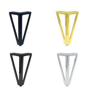 4x Metall Sofa Möbel Beine Modern Ersatz Füße Betten Sofa Schrank Beine UK - Bild 1 von 13