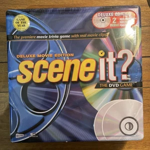 Scene It? Deluxe Movie Edition DVD Trivia Game Tin Box NEW Still Sealed   - Picture 1 of 3