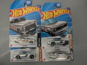 2025 Hot Wheels Zamac '55 Chevy & BMW 2002 4er Set - Bild 1 von 5