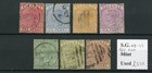 Bahamas 1884-90 QV set to £1 Venetian red, used SG 48-57 cat £375