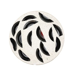 Paul Harrie (1951-2016) Tectonic Disk Black Glass Prototype - Bild 1 von 8