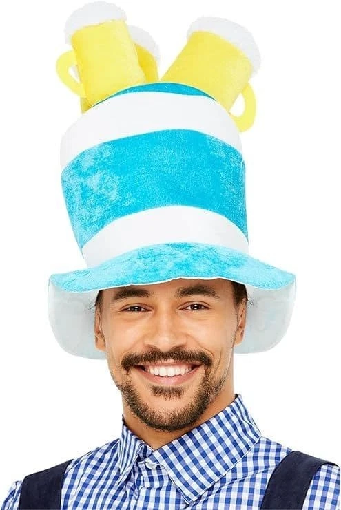 Sombrero de cerveza Oktoberfest para adultos Foto 1 de 1