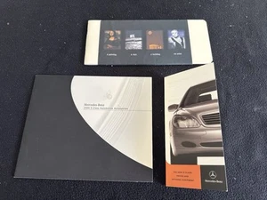 2000 Mercedes Benz S-class Brochure, Price & Accessory Pk W220 S430 S500 Catalog - Picture 1 of 13