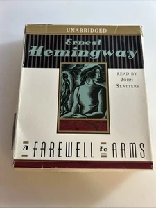 Ernest Hemingway A Farewell To Arms audio book 8 CD 💿 John Slattery aba - Picture 1 of 2