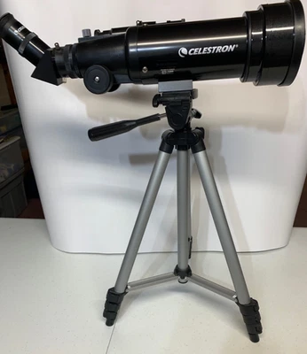 Celestron Travel Telescope 70 Model 21035, Tripod, Backpack Carrier, Works Great - Image 1 of 4