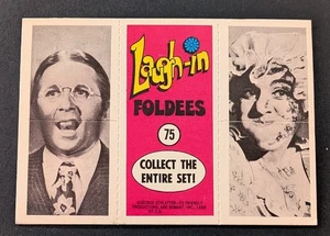 1968 Scanlens Rowan & Martins Laugh In FOLDEES Card 75 Joanne Worley UNFOLDED NM - Picture 1 of 3