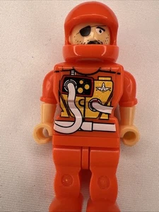 Lego Mini Figura Speed Racer Naranja Traje Casco - Imagen 1 de 6