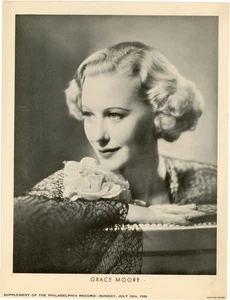 Grace Moore - Vintage Original 1936 Thinstock Photograph - Bild 1 von 1