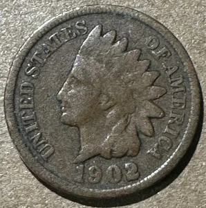 Indian Head Cent - 1902 - United States Cent - .01¢ - “Indian Head Penny” - Picture 1 of 2