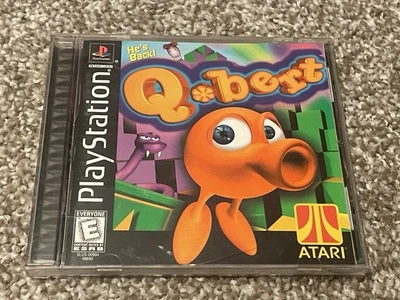 Q*bert Qbert PlayStation 1, 1999 PS1 CIB Complete!! RESURFACED!! TESTED!! - Image 1 of 4