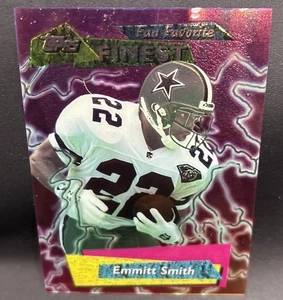 1995 Topps Finest Fan Favorite Emmitt Smith #FF7 HOF - Imagen 1 de 6