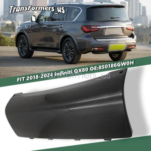 Fits Infiniti QX80 2018-2024 Rear Bumper Trailer Tow Hitch Bar Cover 85018-6GW0H - Picture 1 of 12