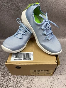 New OOFOS OOmg Sport LS Women Carolina Blue Lace Up Sneakers Size US 10 UK 8 - Picture 1 of 8
