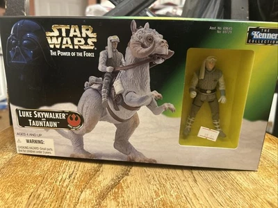 Star Wars - Power of the Force - Luke Skywalker & Tauntaun - NIB - 1997 - 3.75" - Image 1 of 2