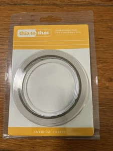 This to That Double Sided Tape 1/4" x11yards New In Original Package (B36) - Picture 1 of 6