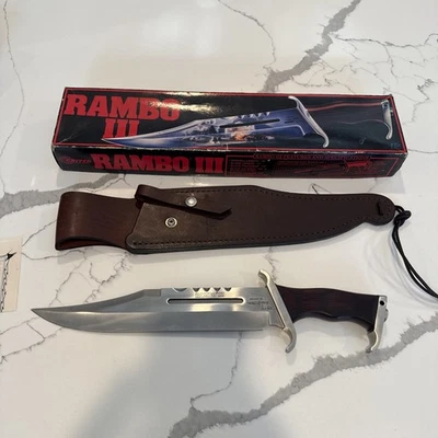 RAMBO III фиксированное лезвие Gil Hibben официально лицензированный нож для выживания - Изображение 1 из 4