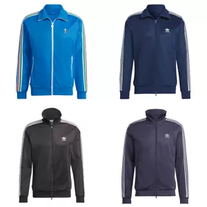 Herren Adidas Originals FB Nations Beckenbauer 3 Streifen Track Top Jacke Neu - Bild 1 von 28