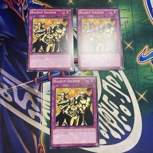 Yugioh! Backup Soldier x3 LDK2-ENY39 Playset NEW Unlimited NM/M - Picture 1 of 2