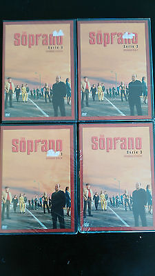Los Soprano Temporada 3 Completa 13 Episodios 4 Dvd Nuevo Precintado New Sealed • 17.31€