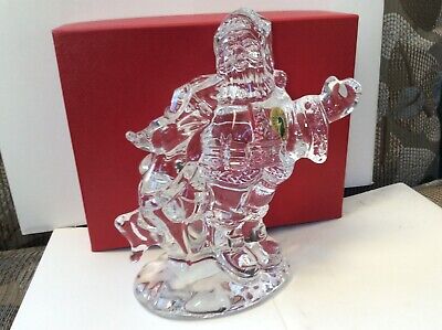 Waterford  Crystal Christmas Santa Arrival 5.5” Tall Sculpture 3rd Edition W/box • 80€
