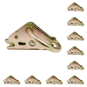 10 Pack E Track 2" O Ring Tie Down Fitting for Enclosed Trailer Tie Down Strap - Picture 1 of 7