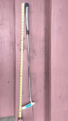 Vintage Snake Eyes Golf Model 1 PUTTER Right Handed Steel Milled Face 34 1/2 - Image 1 of 4