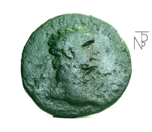 Antica ROMA Imperiale (DOMIZIANO) Asse-Dea MONETA - Foto 1 di 10