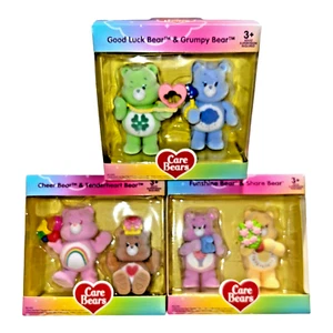 Care Bears beflockte Mini Figuren Konvolut 6 neue Sammlerstücke Care Bear Figuren - Bild 1 von 11
