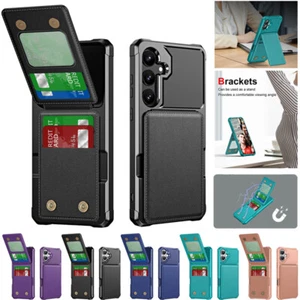 For Samsung Galaxy A55 A35 A15 S24 S23 S25 Hülle Flip Case Tasche Wallet Etui - Bild 1 von 44