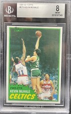 Kevin McHale Boston Celtics 1981 Topps East Rookie Card #75 NM-MT 8 Beckett🔥🔥