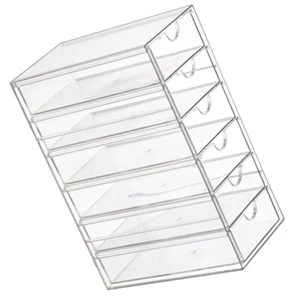 Transparent Storage Box Multi-layer Desktop Drawer Versatile Makeup Stationery - Picture 1 of 12