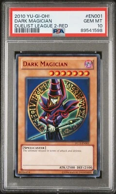 Dark Magician DL11 PSA 10 Red Rare #EN001 Yugioh 2010 - Image 1 of 2