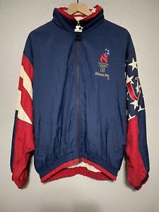 Vintage 1996 Champion USA Olympic Jacket Windbreaker Atlanta Size M