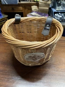 Kinderfeets bike basket Wicker Bicycle Basket - Picture 1 of 8