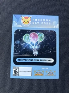 Eevee Flying Tera Type GameStop Pokemon Day 2025 - Picture 1 of 2